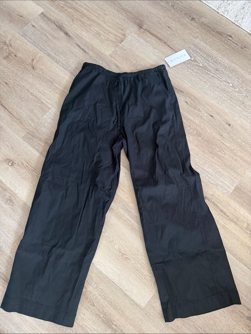 Athleta Black Wide-Leg Women's Pants